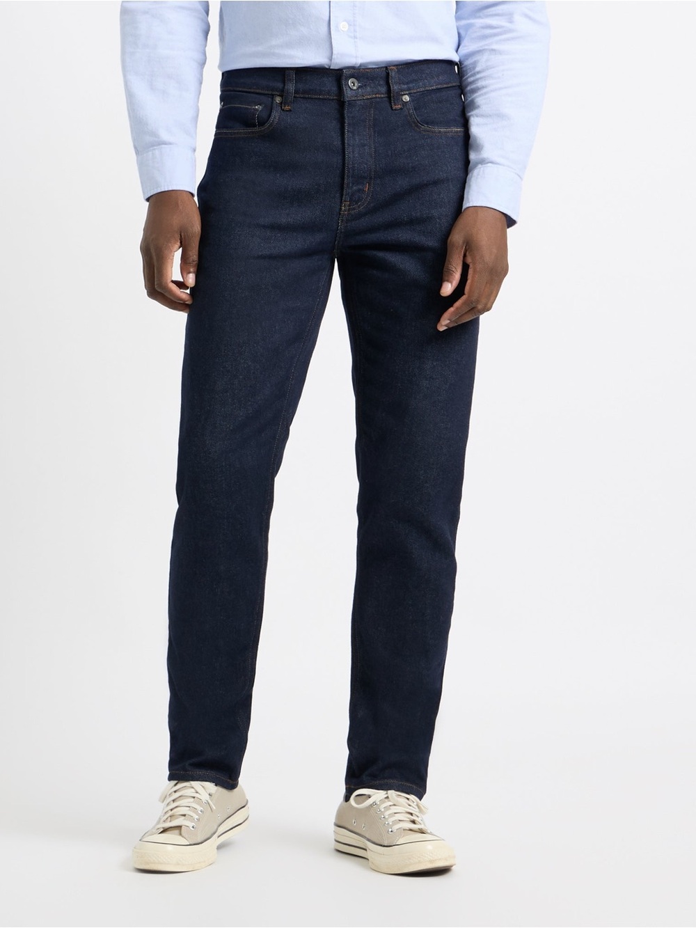 Spoke Men's Straight Leg Jeans in Dark Blue